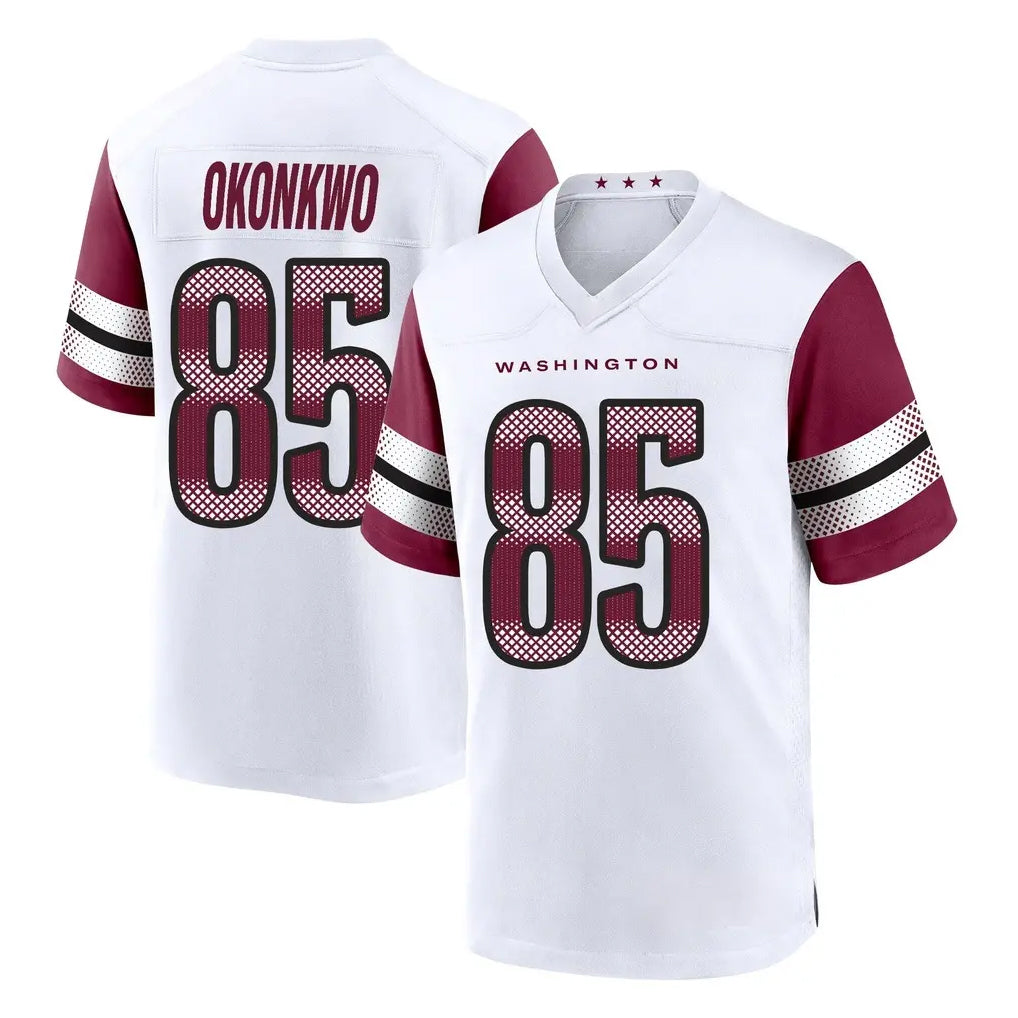 Davalo W.Commanders #85 Chig Okonkwo Player White Game Home Stitched Jerseys