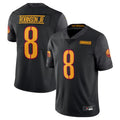 Davalo W.Commanders #8 Brian Robinson Jr. Black Vapor Untouchable Limited American Stitched Jerseys