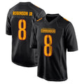 Davalo W.Commanders #8 Brian Robinson Jr. Player Black Fashion Stitched Jerseys