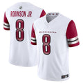 Davalo W.Commanders #8 Brian Robinson Jr. White Vapor F.U.S.E. Limited American Stitched Jersey