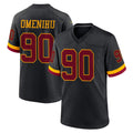 Davalo W.Commanders #90 Charles Omenihu Player Black Limited Home Game Stitched Jerseys