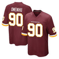 Davalo W.Commanders #90 Charles Omenihu Player Burgundy Team Color Home Game Stitched Jerseys