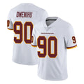 Davalo W.Commanders #90 Charles Omenihu Player White Limited Vapor Untouchable Home Game Stitched Jerseys
