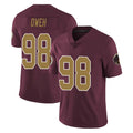Davalo W.Commanders #98 Odafe Oweh Player Burgundy Alternate Vapor Untouchable Home Game Stitched Jerseys