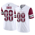 Davalo W.Commanders #98 Odafe Oweh Player White Limited Vapor Home Game Stitched Jerseys