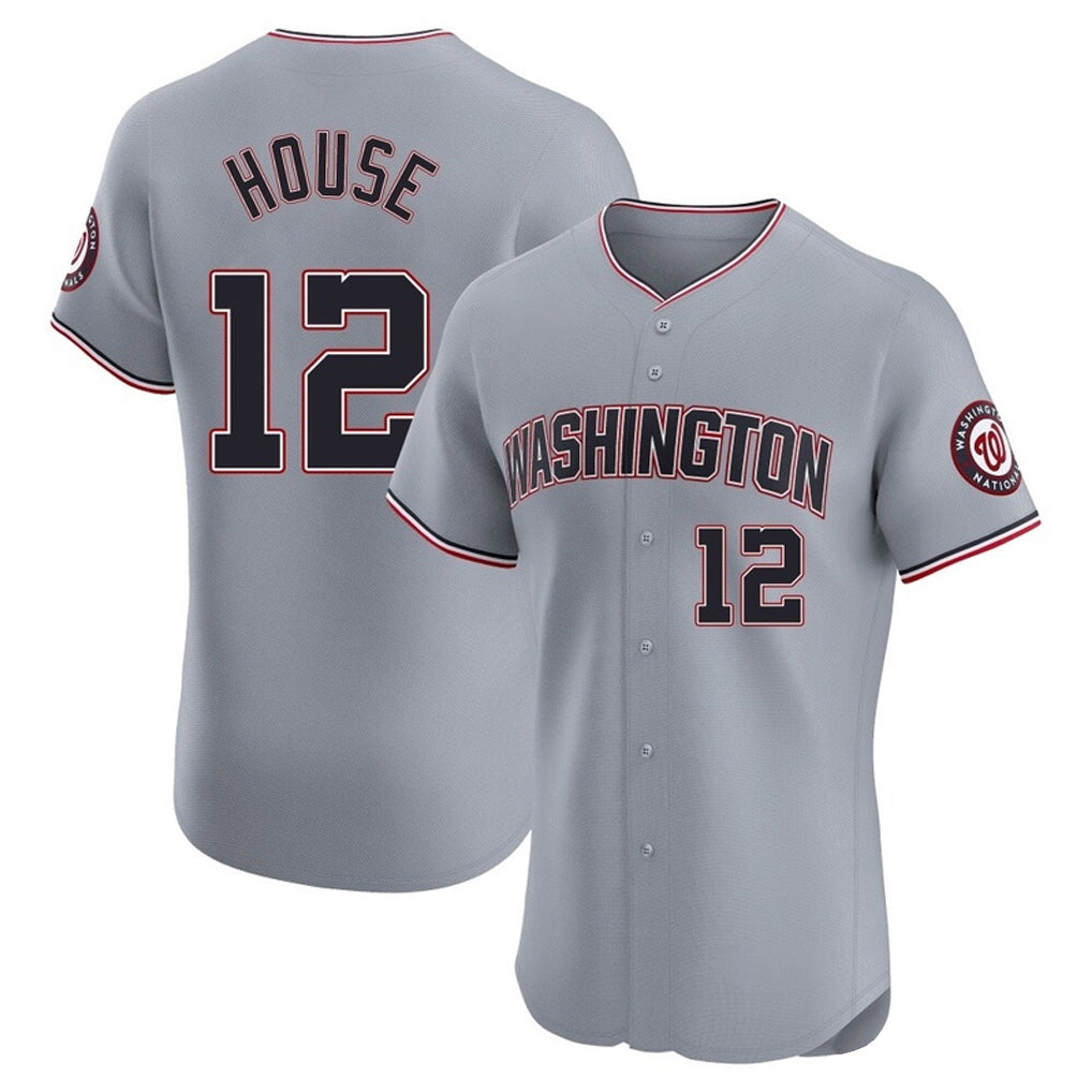 Davalo W.Nationals #12 Brady House Player Gray City Connect Elite Alternate Stitched Jerseys
