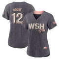 Davalo W.Nationals #12 Brady House Player Gray City Connect Stitched Jerseys