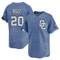 Davalo W.Nationals #20 Keibert Ruiz Player Light Blue Limited City Connect Stitched Jerseys