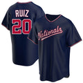 Davalo W.Nationals #20 Keibert Ruiz Player Navy Replica Game Stitched Jerseys