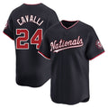 Davalo W.Nationals #24 Cade Cavalli Player Navy Alternate Limited Replica Jerseys
