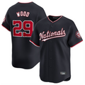 Davalo W.Nationals #29 James Wood Player Navy Limited Stitched Jerseys
