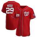 Davalo W.Nationals #29 James Wood Player Red Alternate Elite Stitched Jerseys