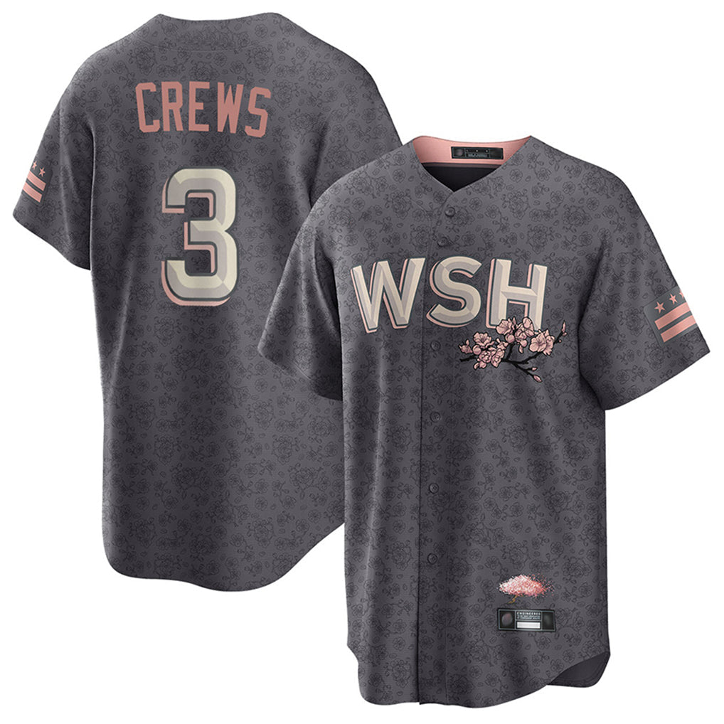 Davalo W.Nationals #3 Dylan Crews Player City Connect Stitched Jerseys