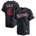 Davalo W.Nationals #4 Daylen Lile Player Navy Alternate Limited Replica Stitched Jerseys