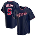 Davalo W.Nationals #5 CJ Abrams Player Navy Blue Replica Game Stitched Jerseys