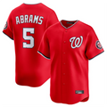 Davalo W.Nationals #5 CJ Abrams Player Red Limited Stitched Jerseys