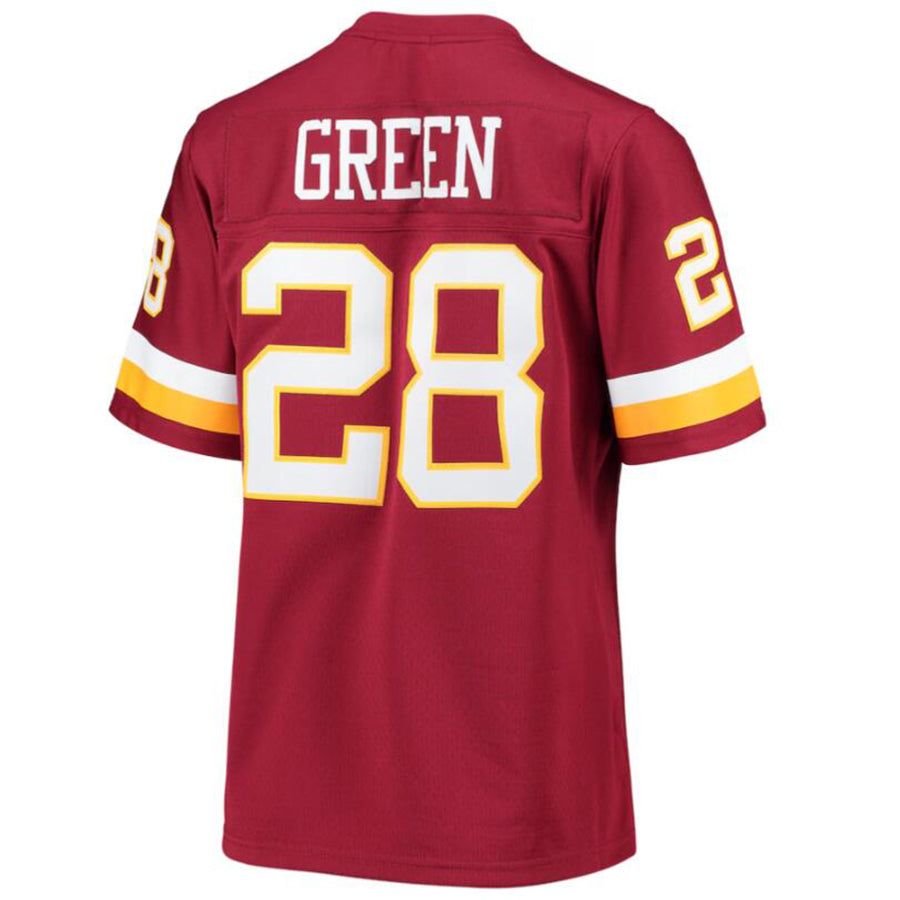 Davalo Washington Football Team #28 Darrell Green Burgundy Legacy Replica Player American Stitched Jerseys