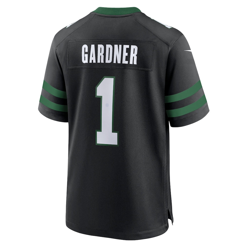 Davalo NY.Jets #1 Ahmad Sauce Gardner Legacy Black Alternate Game Jersey