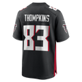 Davalo A.Falcons #83 Deven Thompkins Black Team Game Jersey