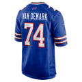 Davalo B.Bills #74 Ryan Van Demark Royal Game Player Jersey