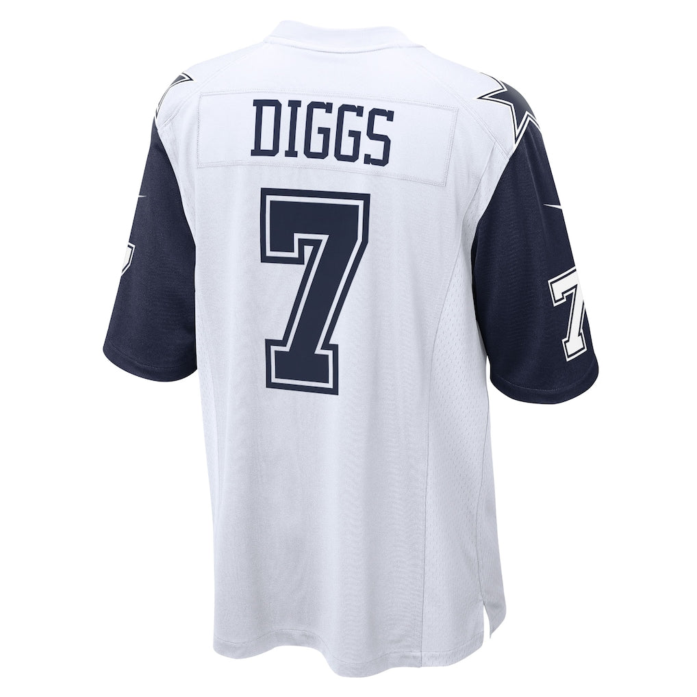 Davalo D.Cowboys #7 Trevon Diggs White Alternate Game Team Jersey
