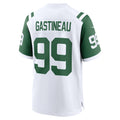 Davalo NY.Jets #99 Mark Gastineau White Retired Player Alternate Game Jersey