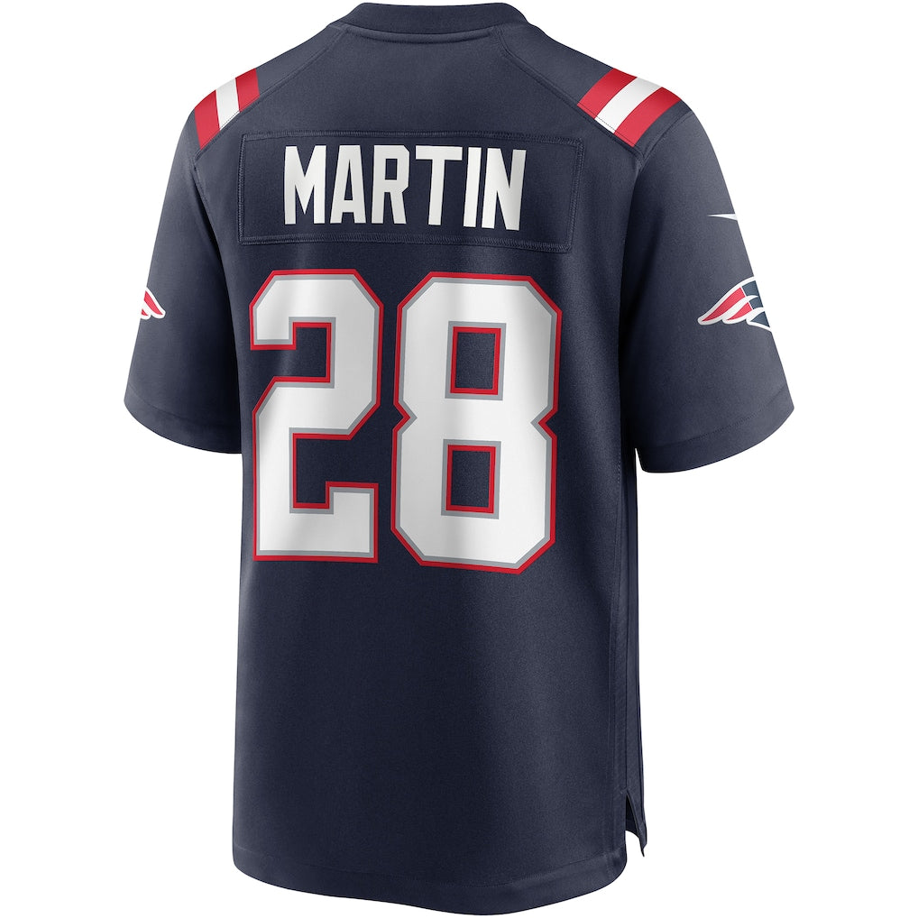 Davalo NE.Patriots #28 Curtis Martin Navy Game Retired Player Jersey
