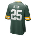 Davalo GB.Packers #25 Keisean Nixon Green Game Player Jersey