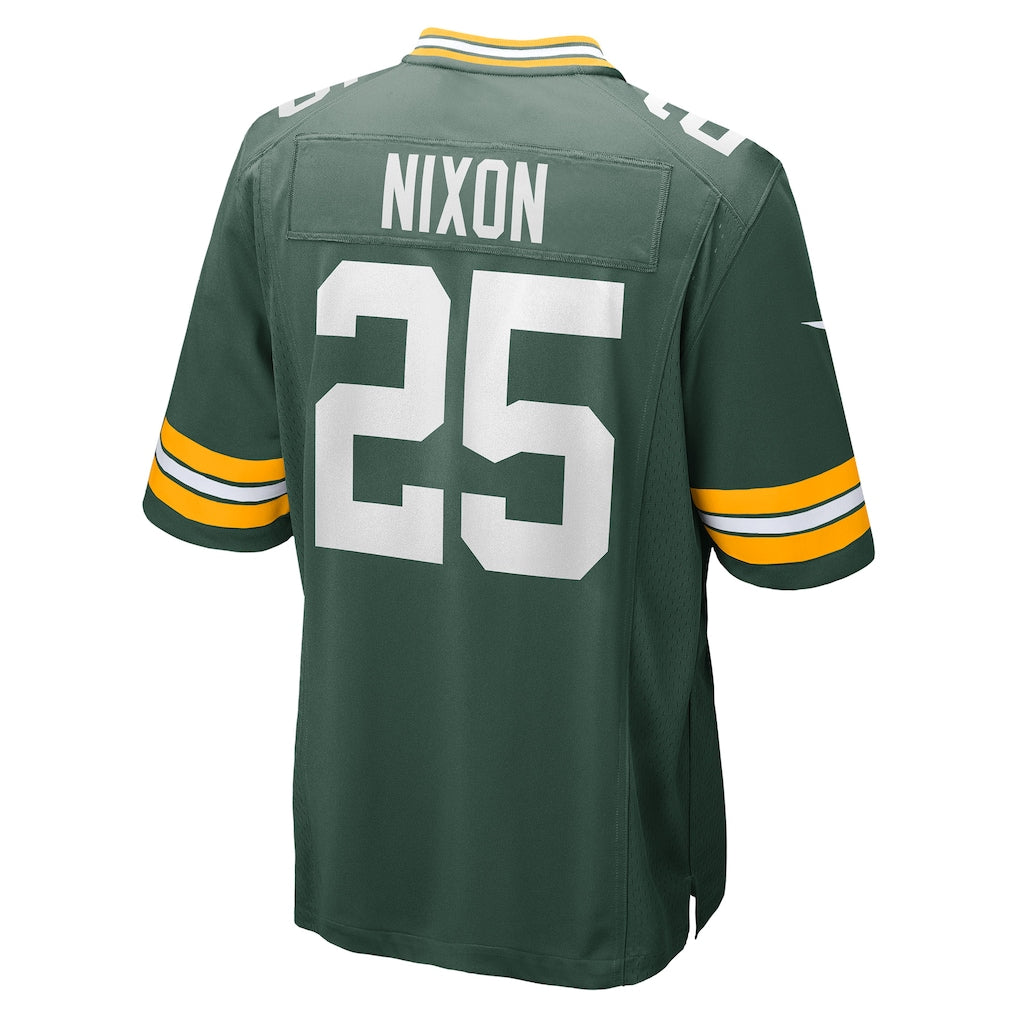 Davalo GB.Packers #25 Keisean Nixon Green Game Player Jersey