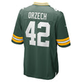 Davalo GB.Packers #42 Matt Orzech Green Game Jersey