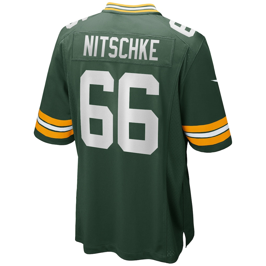 Davalo GB.Packers #66 Ray Nitschke Green Game Retired Player Jersey