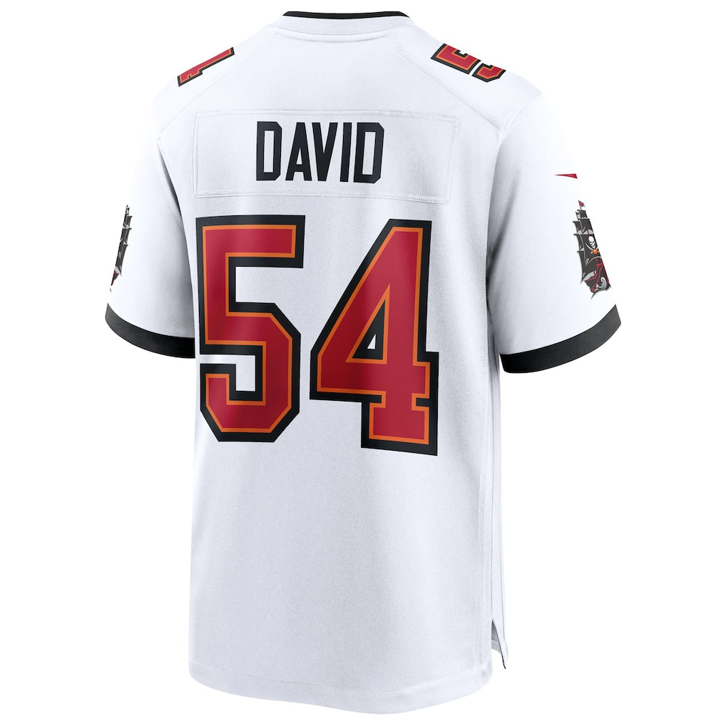 Davalo TB.Buccaneers #54 Lavonte David White 50th Season White Game Jersey