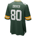 Davalo GB.Packers #80 Donald Driver Green Game Retired Player Jersey
