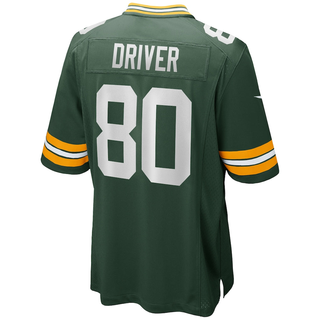 Davalo GB.Packers #80 Donald Driver Green Game Retired Player Jersey