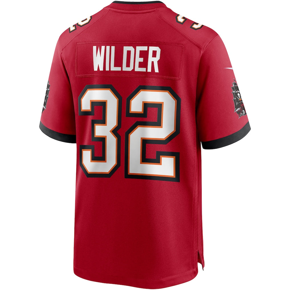 Davalo TB.Buccaneers #32 James Wilder Red Game Retired Player Jersey
