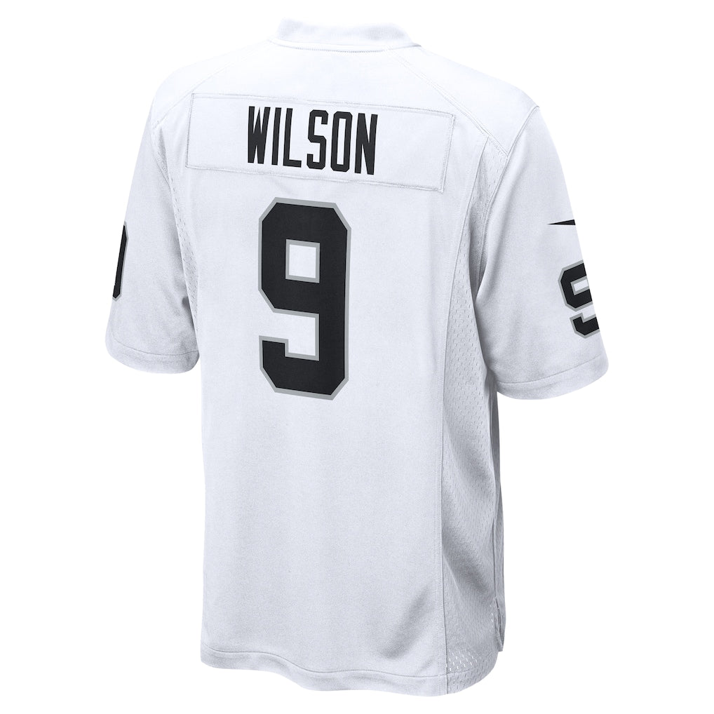 Davalo LV.Raiders #9 Tyree Wilson White Game Jersey
