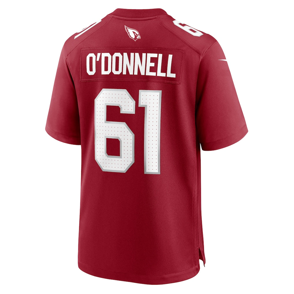 Davalo A.Cardinals #61 Carter O'Donnell Cardinal Team Game Jersey