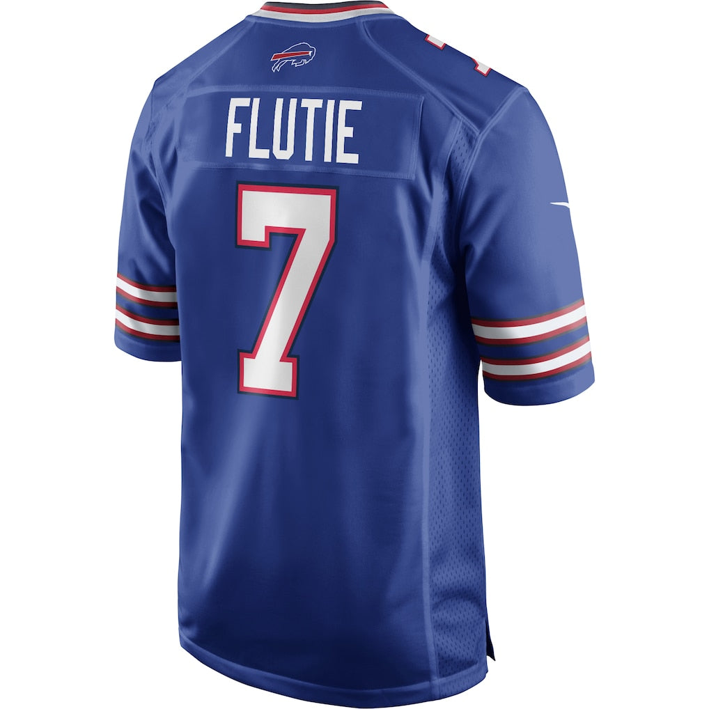 Davalo B.Bills #7 Doug Flutie Royal Game Retired Player Jersey