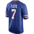 Davalo B.Bills #7 Doug Flutie Royal Game Retired Player Jersey