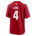Davalo A.Cardinals #4 Jeremiyah Love Red Game Player Stitched Jerseys