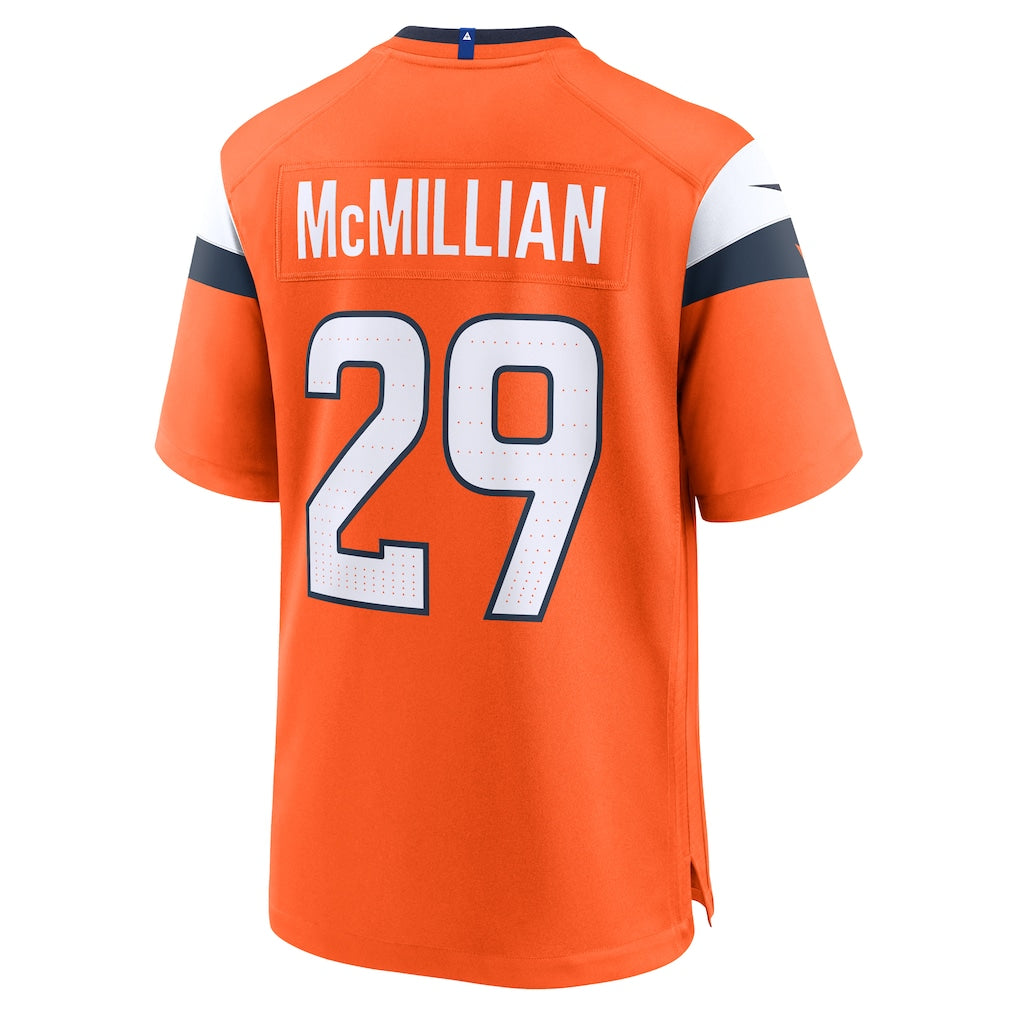 Davalo D.Broncos #29 Ja'Quan McMillian Orange Team Game Jersey