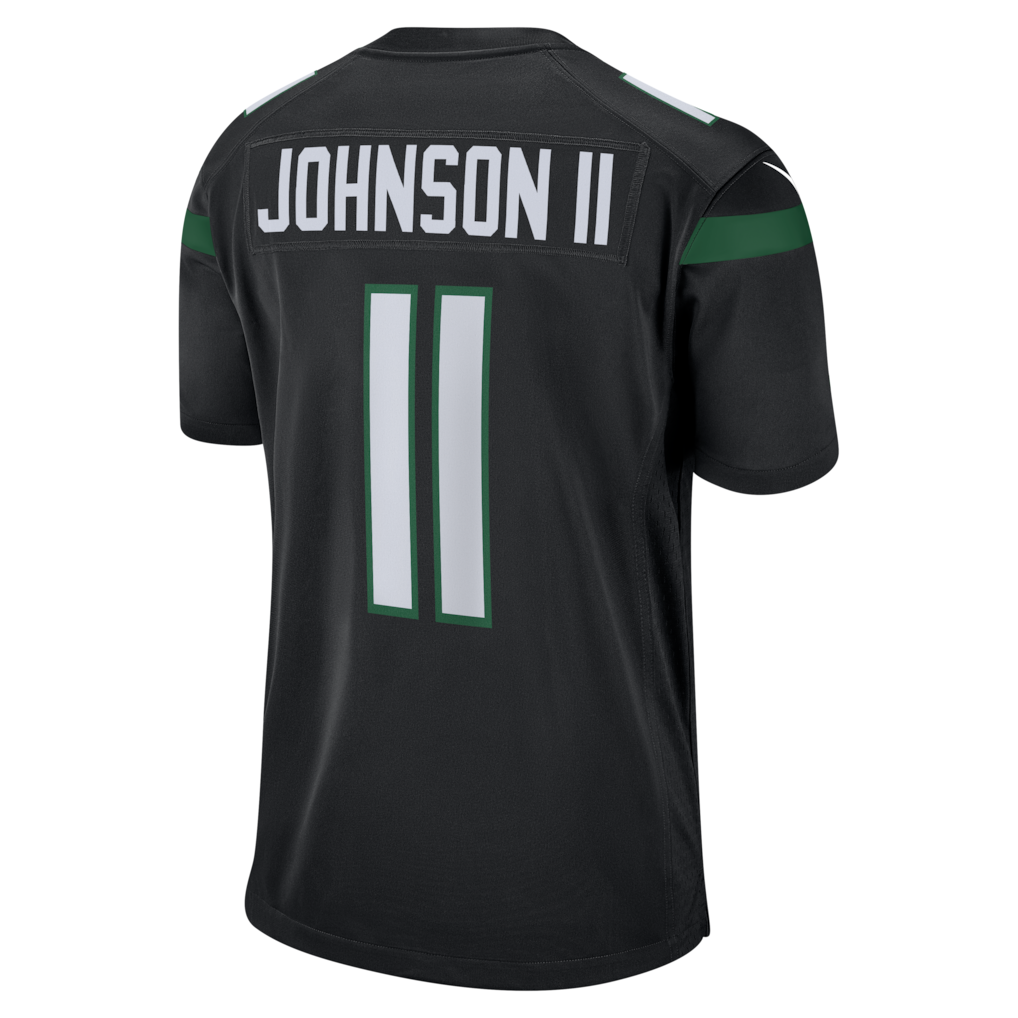 Davalo NY.Jets #11 Jermaine Johnson II Black Alternate Game Jersey