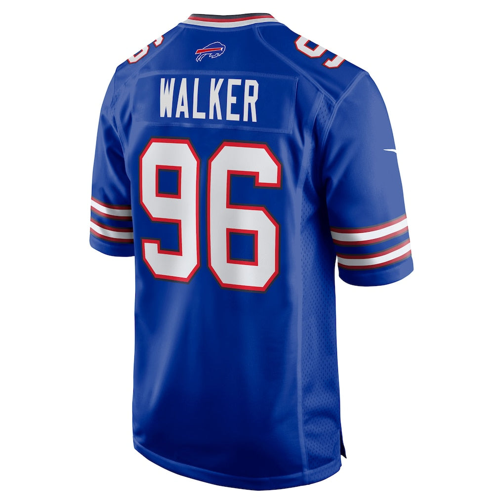 Davalo B.Bills #96 Deone Walker Royal Team Game Jersey