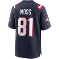 Davalo NE.Patriots #81 Randy Moss Navy Game Retired Player Jersey