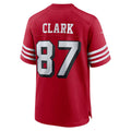 Davalo SF.49ers #87 Dwight Clark Scarlet Retired Player Alternate Game Jersey