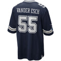 Davalo D.Cowboys #55 Leighton Vander Esch Navy Team Game Jersey