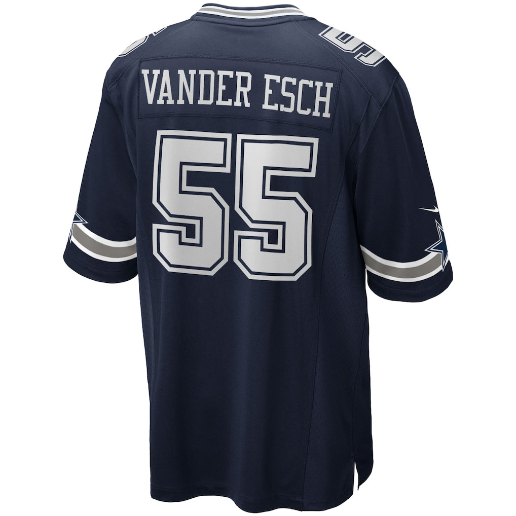 Davalo D.Cowboys #55 Leighton Vander Esch Navy Team Game Jersey