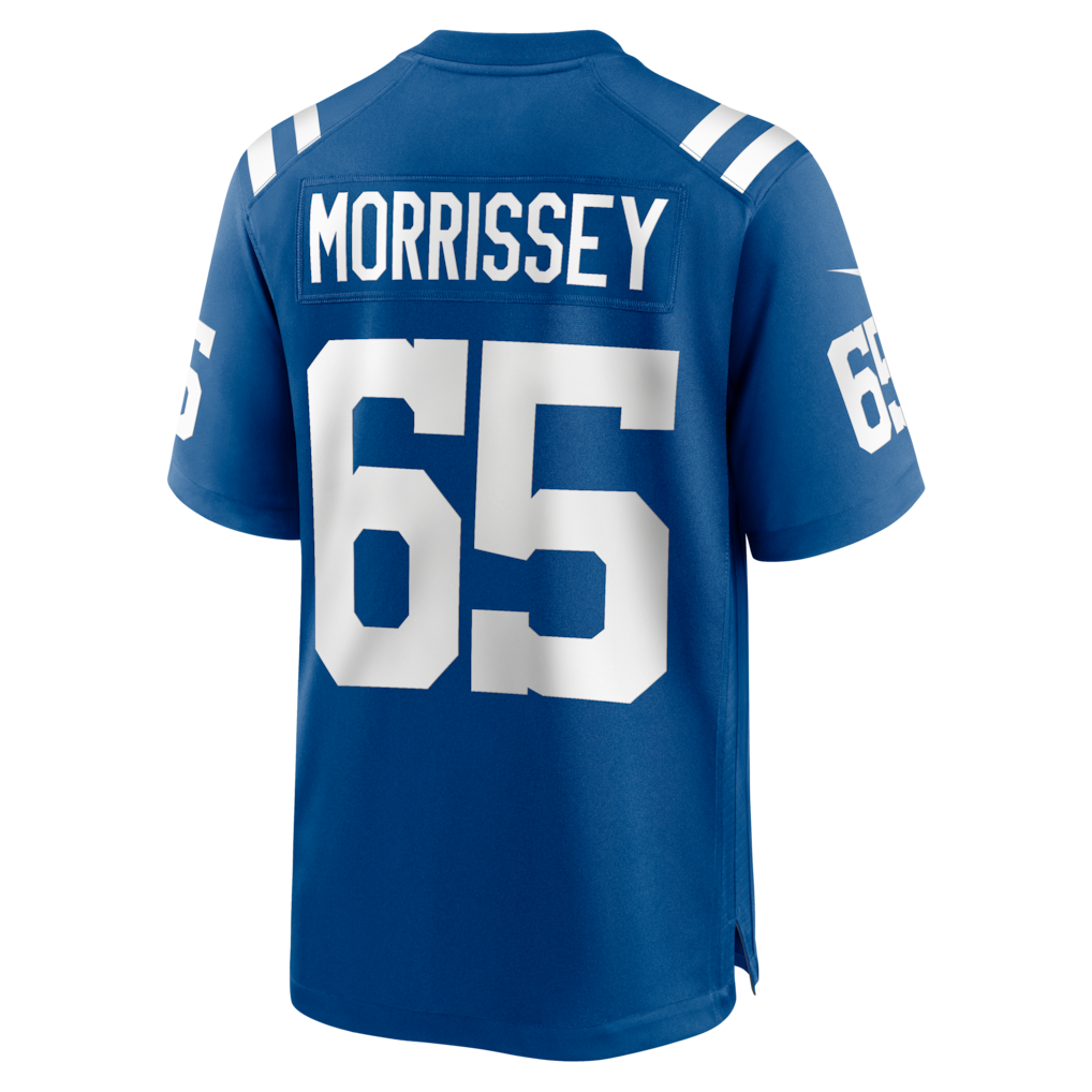Davalo IN.Colts #65 Jimmy Morrissey Royal Team Game Jersey