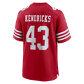 Davalo SF.49ers #43 Eric Kendricks Scarlet Team Game Jersey