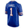 Davalo B.Bills #1 Curtis Samuel Royal Game Jersey